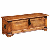Storage Chest Rough Mango Wood 241635