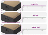 File Cabinet Black 45.5 x 42 x 74.5 cm Cold-Rolled Steel 891610