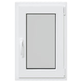 Basement Window RISOR 50 x 75 cm PVC and Glass White 42047228