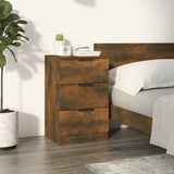 Bedside Cabinet Smoked Oak 40x36x65 cm 817051