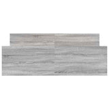 Bed Frame without Mattress Grey Sonoma 140x200 cm 3203752