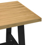 ZNTS Dining Table NOAIN A-Shaped Legs 180x90x75 cm Solid Wood Pine 4100045