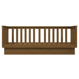 Day Bed without Mattress Honey Brown 90x190 cm Single Solid Wood Pine 821582