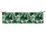2-Piece Bench Cushions SOEST 2 pcs 100% Polyester Leaf Pattern 949707