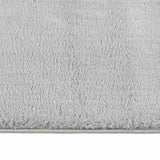 Washable Rug Soft Shaggy Grey 160x230 cm Anti Slip 3188009