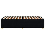 Bed Frame without Mattress Black 90x190 cm Single Fabric 3284902