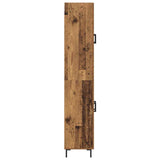 Highboard 2 pcs Old Wood 69.5 x 34 x 180 cm Engineered Wood 3415685