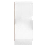 Sideboards 2 pcs High Gloss White 30x30x70 cm Engineered Wood 811182