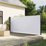 Retractable Side Awning White 180x500 cm 4004451