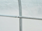 3.5 x 2 x 2 m Polytunnel Greenhouse, Walk-in Green House for Garden with Mesh Windows, Galvanised T3398P310902
