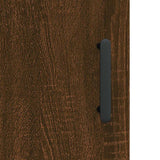 Highboard Brown Oak 69.5x34x180 cm Engineered Wood 3199760