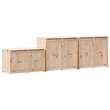 Outdoor Kitchen Cabinet MEPPEL 3 pcs Natural Douglas 3443802