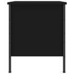 ZNTS Bedside Cabinet Black 40x42x50 cm Engineered Wood 825983