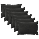 Cushion with Pillow HOUTEN 6 pcs Black Velvet 933233