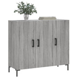 Sideboard Grey Sonoma 90x34x80 cm Engineered Wood 828114