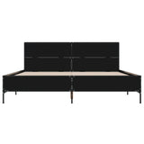 Bed Frame without Mattress Black 135x190 cm Double 3280027