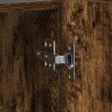 Sideboard Smoked Oak 116 x 30 x 75 cm Engineered Wood 3333880