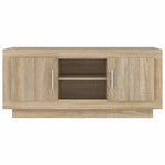 TV Cabinet Sonoma Oak 102x35x45 cm Engineered Wood 811793