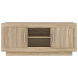 TV Cabinet Sonoma Oak 102x35x45 cm Engineered Wood 811793