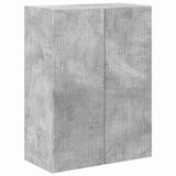 TV Wall Cabinet Concrete Grey 59.5 x 31 x 80 cm Engineered Wood 892362