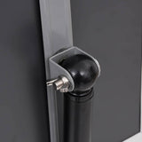 Poster Stands 2 pcs Black 32.7 x 24 x 108 cm Aluminium 3385633
