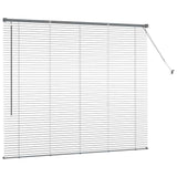 Venetian Blinds Manual Dark Grey 130 x 155 cm Aluminium 42006058