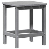 Side Table Light Grey 38 x 38 x 46 cm Polyethylene 42006636