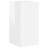 TV Cabinet Set 5 pcs High Gloss White Engineered Wood 3409091