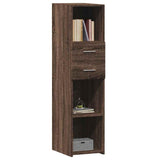 Highboard Brown Oak 30x42.5x124 cm Engineered Wood 846158