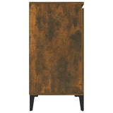 Sideboard Smoked Oak 102x35x70 cm Engineered Wood 815165