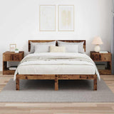 End Table 2 pcs Old Wood 40.5 x 40 x 45 cm Engineered Wood 890925