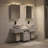 Bathroom Cabinet Set 5 pcs White Engineered Wood 3406271