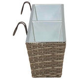Railing 2 pcs 80 x 17 x 17 cm Metal 42026970