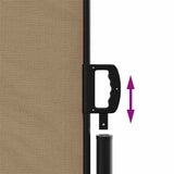 Retractable Side Awning Taupe 160x300 cm 4004319