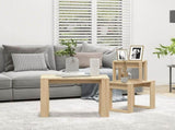 Nesting Tables 3 pcs Sonoma Oak Engineered Wood 808606