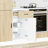 Kitchen Base Cabinet Porto Sonoma Oak Engineered Wood 853950