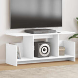 TV Stand White 102 x 35 x 45 cm Engineered Wood 890992