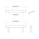 Cabinet Handle 510 pcs Gold 150 mm Stainless Steel 864732