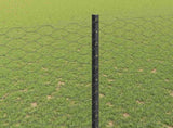 Welded Wire Fence 25 x 1.5 m PVC-Coated Steel Grey Mesh 3336871