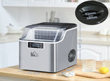 3.2L Compact Ice Machine, with LCD Screen and Accessories - Silver-Tone T3398P344441