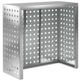 Air Conditioner Cover Silver 110 x 50 x 105 cm Galvanised Steel 8014148