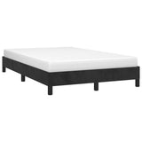 Bed Frame without Mattress Black 120x190 cm Small Double Velvet 379504