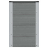 Garden Raised Bed Grey 50 x 30 x 72 cm 42039017