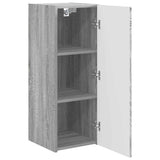 TV Wall Cabinet Wall-mounted 2 pcs Grey Sonoma 30 x 31 x 80 cm 892302