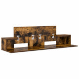 Studio Desk Smoked Oak 152 x 36 x 19.5 cm Engineered Wood 8006696