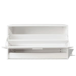 ZNTS Shoe Storage Bench White 80x24x45 cm 243050