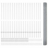 Fence and Post Silver 1.4 x 50 m Steel 3336403