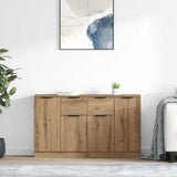 Sideboards 2 pcs Artisan Oak 60 x 30 x 70 cm Engineered Wood 3415583
