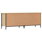 Shoe Cabinet Sonoma Oak Stores up to 8 pairs of shoes 831849
