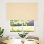 ZNTS Roller Blind Blackout Beige 125x175 cm Fabric Width 121.6 cm Polyester 4010769